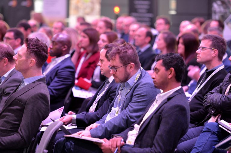 Attendee's seated for the Final Panel at Sheffield City Region Development Conference