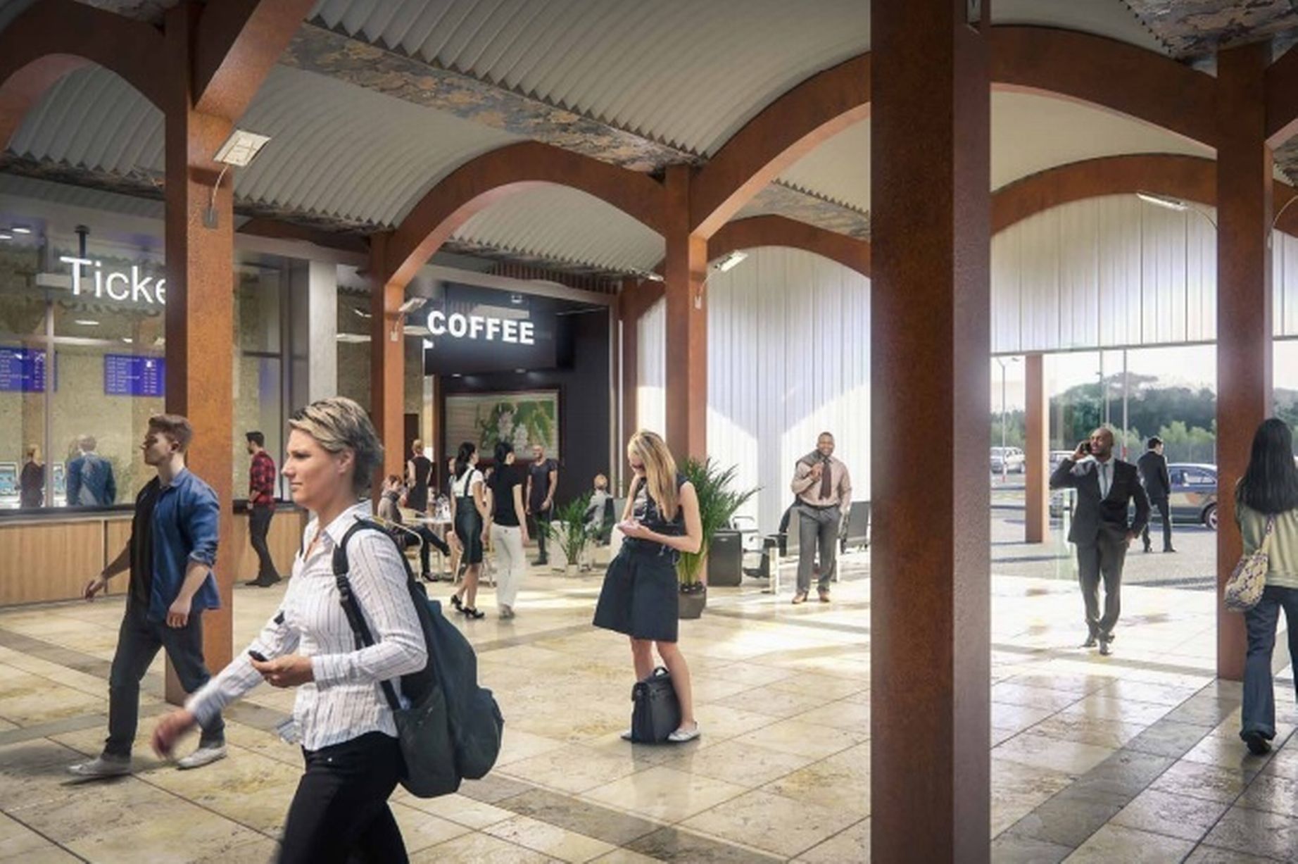 Further Images Revealed For New Leeds Bradford Airport Railway Station Further Images Revealed For New Leeds Bradford Airport Railway Station